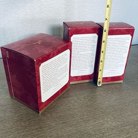 Hallmark Blessed Nativity Magi Christmas Ornaments Lot - Picture 2 of 2